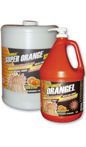 Nettoyant à mains en lotion sans eau SUPER ORANGE 2.5L - AVEC PIERRE PONCE