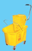 Seau-essoreuse latérale 33L (8.7 gal) jaune