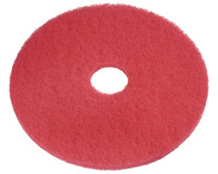 Tampon rouge pour polissage 12"