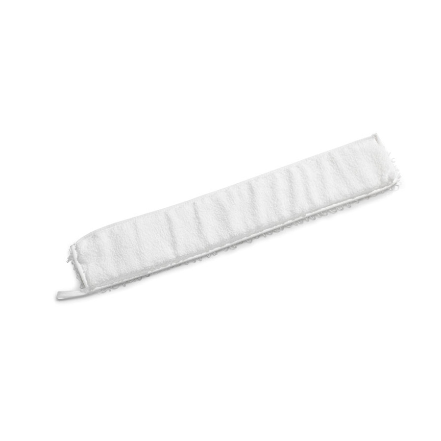 Mouillette blanche en microfibre 60 cm pour plumeau à main Spillo et Snake, fibres courtes