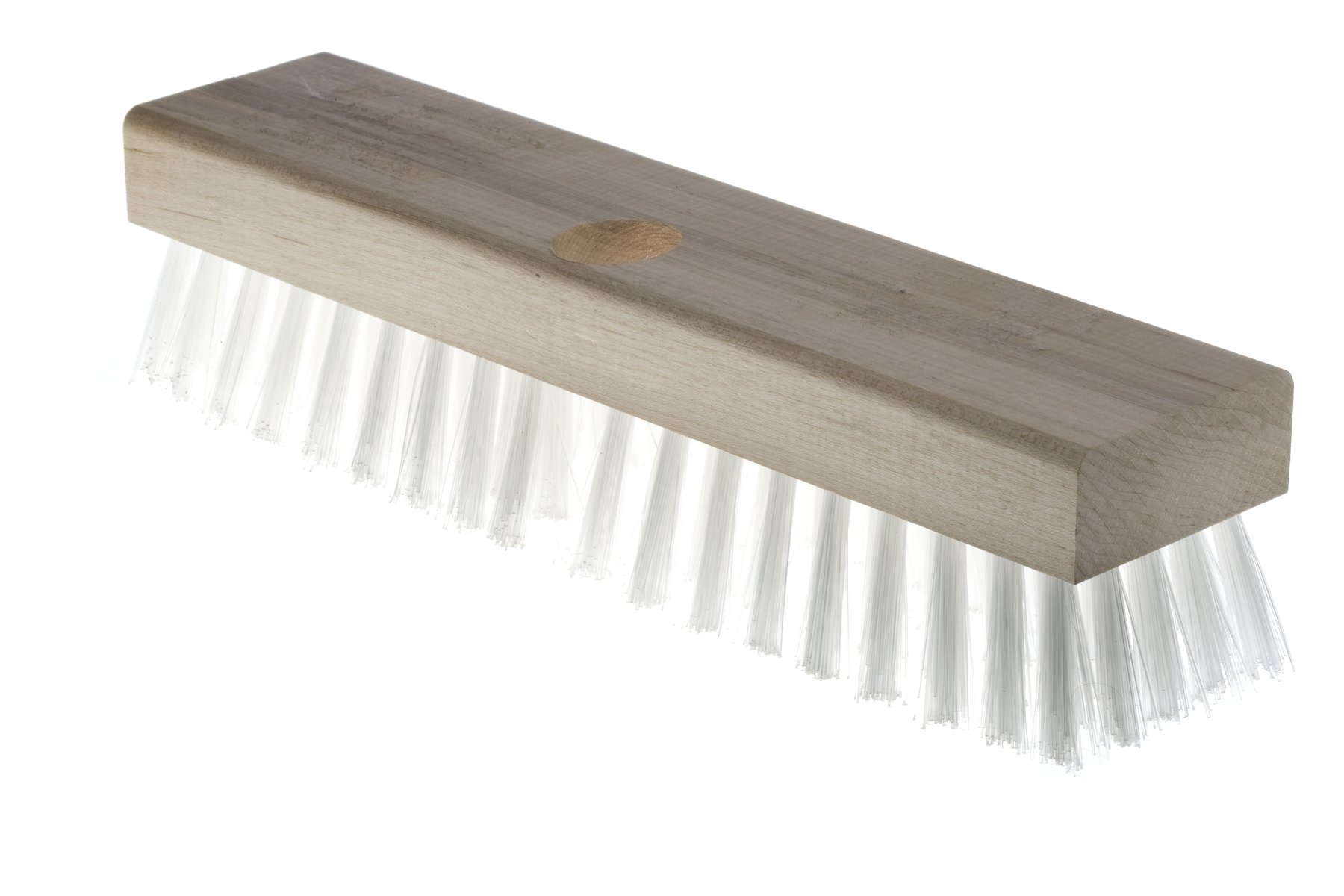 Brosse à plancher 11" en bois - fibres en polypropylène - MOYEN