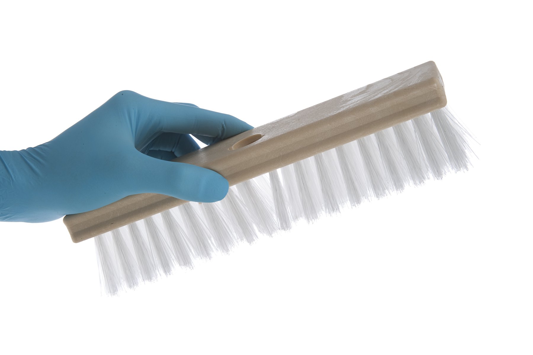 Brosse à récurer étroite fibres synthétiques 10 "