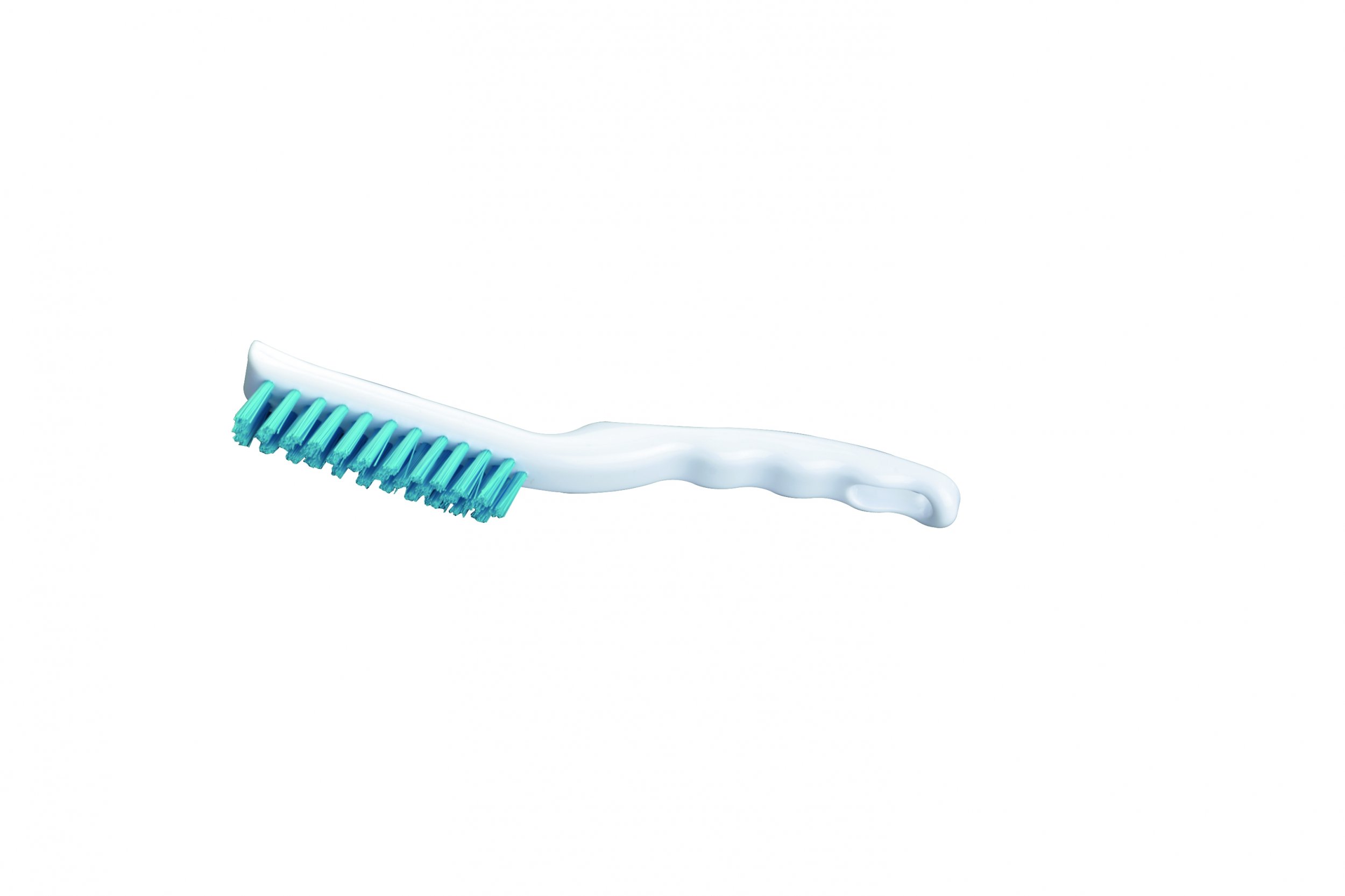 Brosse à recoins bleue 9"