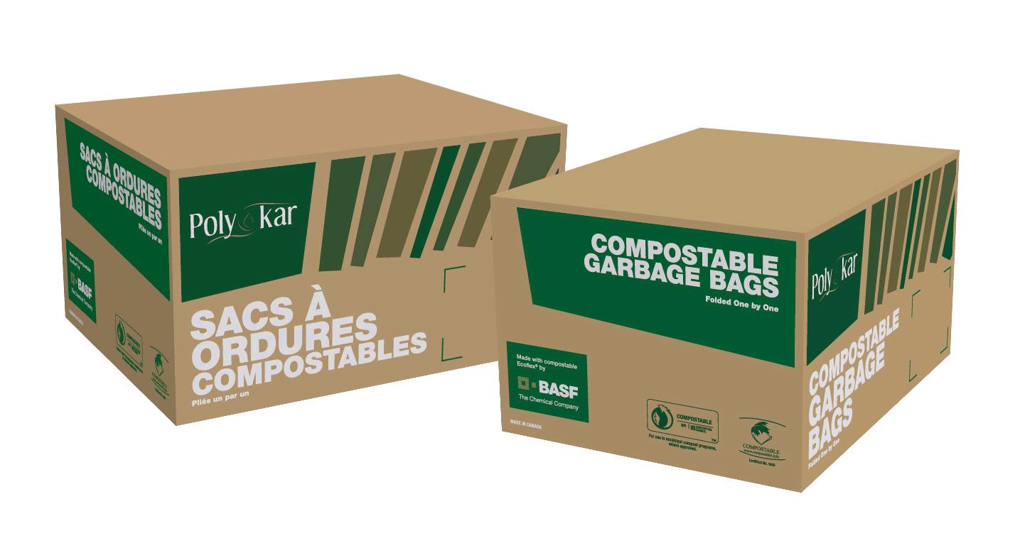 Sacs compostables 35"X50"