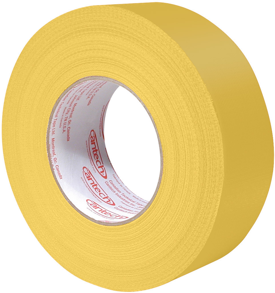 Ruban de toile jaune 48mm X 55m (duct tape)