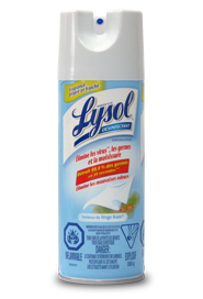 Désinfectant Lysol en vaporisateur