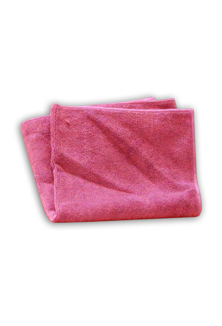 Linge microfibre rouge 14"X14"