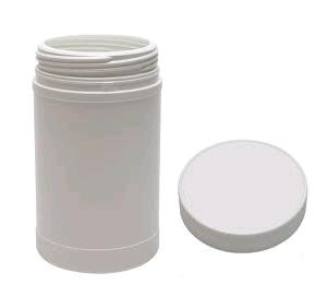 Pot blanc 1000 ml avec couvercle
