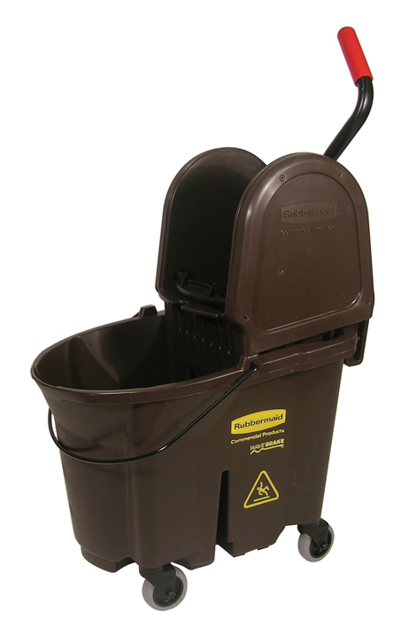 Seau-essoreuse descendante 33L (8.7 gal) brun WaveBrake®