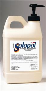 Savon industriel puissant Solopol avec abrasif contenant de 1/2 gallon avec pompe