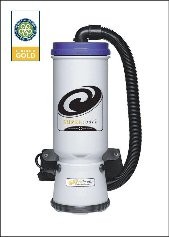 Aspirateur dorsal Super Coach Vac avec ensemble manche télescopique