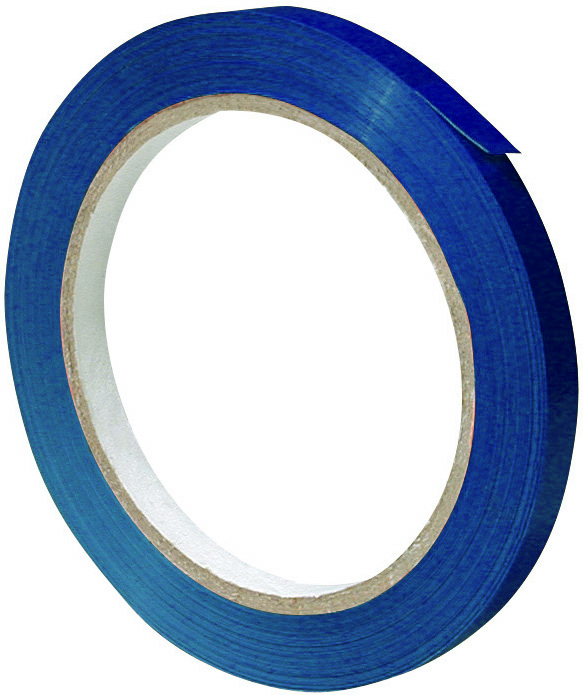 Ruban de PVC bleu pour sceller les sacs 9mm X 66m