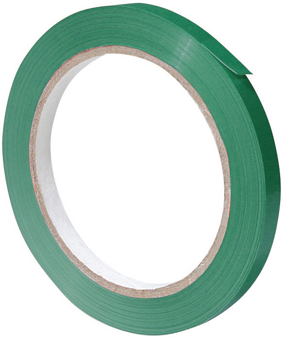 Ruban de PVC vert pour sceller les sacs 9mm X 66m