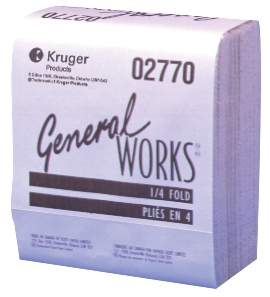 Chiffons General-Works 2 plis blancs 24 X 50 unités