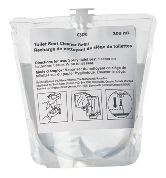 Cartouche de nettoyant pour siège de toilette 6 X 300ML