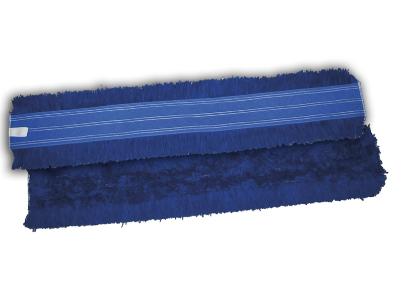 Frange bleue pour cadre en V avec velcro 107 cm