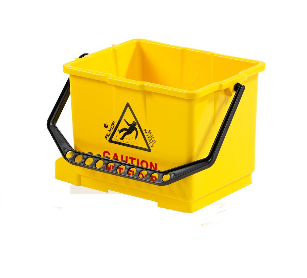 Seau jaune Spider sans roues 15L (4 gal)